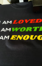 Load image into Gallery viewer, I Am Loved/Worthy/Enough Candle &amp; Shirt Bundle - Orgasmic Healing LLC
